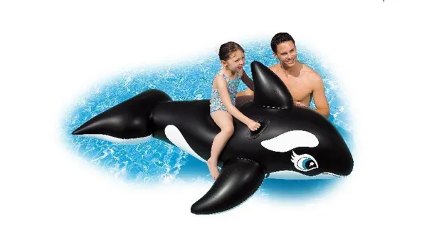 Nafukovací lehátko - velryba